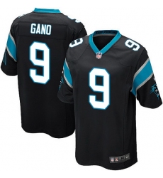 Nike Panthers #9 Graham Gano Black Team Color Mens Stitched NFL Elite Jersey