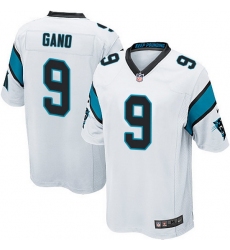 Nike Panthers #9 Graham Gano White Team Color Mens Stitched NFL Elite Jersey