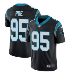 Nike Panthers #95 Dontari Poe Black Team Color Mens Stitched NFL Vapor Untouchable Limited Jersey