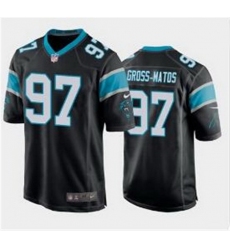 Nike Panthers 97 Yetur Gross Matos Black 2020 NFL Draft First Round Pick Vapor Untouchable Limited Jersey