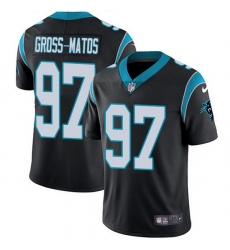 Nike Panthers 97 Yetur Gross Matos Black Team Color Men Stitched NFL Vapor Untouchable Limited Jersey