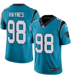 Nike Panthers 98 Marquis Haynes Blue Vapor Untouchable Limited Jersey