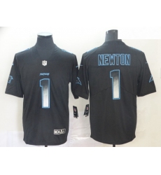 Panthers 1 Cam Newton Black Arch Smoke Vapor Untouchable Limited Jersey