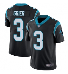 Panthers 3 Will Grier Black Team Color Men Stitched Football Vapor Untouchable Limited Jersey