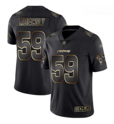 Panthers #59 Luke Kuechly Black Gold Men Stitched Football Vapor Untouchable Limited Jersey