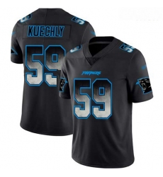Panthers 59 Luke Kuechly Black Men Stitched Football Vapor Untouchable Limited Smoke Fashion Jersey