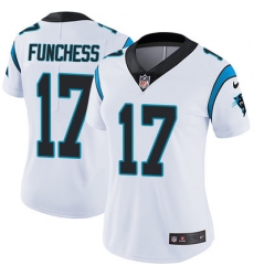 Nike Panthers #17 Devin Funchess White Womens Stitched NFL Vapor Untouchable Limited Jersey