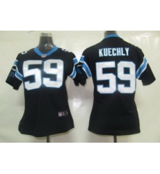Women Nike Carolina Panthers 59# Kuechly Jersey