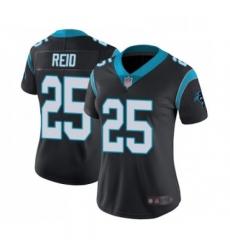 Womens Carolina Panthers 25 Eric Reid Black Team Color Vapor Untouchable Limited Player Football Jersey
