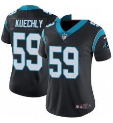 Womens Nike Carolina Panthers 59 Luke Kuechly Black Team Color Vapor Untouchable Limited Player NFL Jersey
