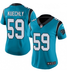 Womens Nike Carolina Panthers 59 Luke Kuechly Elite Blue Alternate NFL Jersey