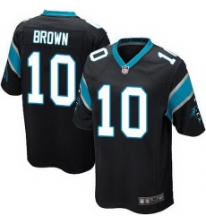Nike Panthers #10 Corey Brown Black Team Color Youth Stitched NFL Elite Jersey