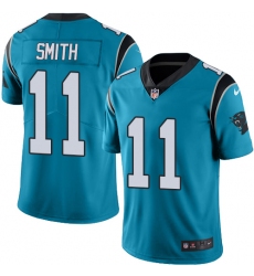 Nike Panthers #11 Torrey Smith Blue Youth Stitched NFL Limited Rush Jersey