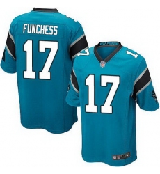 Nike Panthers #17 Devin Funchess Blue Alternate Youth Stitched NFL Elite Jersey
