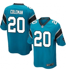Nike Panthers #20 Kurt Coleman Blue Alternate Youth Stitched NFL Elite Jersey