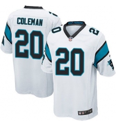 Nike Panthers #20 Kurt Coleman White Youth Stitched NFL Elite Jersey