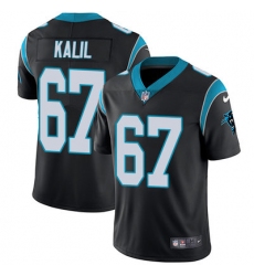 Nike Panthers #67 Ryan Kalil Black Team Color Youth Stitched NFL Vapor Untouchable Limited Jersey