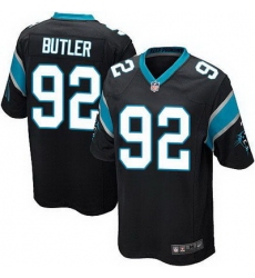 Nike Panthers #92 Vernon Butler Black Team Color Youth Stitched NFL Elite Jersey