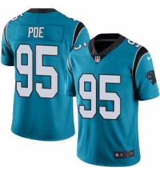 Nike Panthers #95 Dontari Poe Blue Alternate Youth Stitched NFL Vapor Untouchable Limited Jersey