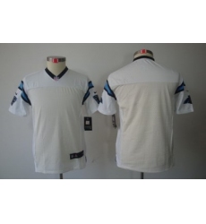 Nike Youth Carolina Panthers Blank White Color[Youth Limited Jerseys]