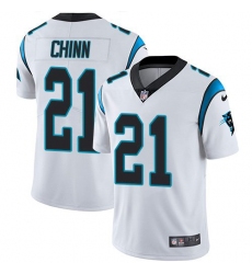 Youth Nike Carolina Panthers 21 Jeremy Chinn White Stitched NFL Vapor Untouchable Limited Jersey