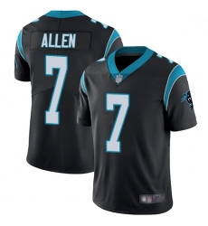 Youth Panthers 7 Kyle Allen Black Team Color Stitched Football Vapor Untouchable Limited Jersey
