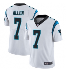 Youth Panthers 7 Kyle Allen White Stitched Football Vapor Untouchable Limited Jersey