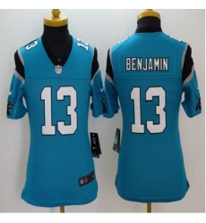 Youth new Panthers #13 Kelvin Benjamin Blue Alternate Stitched NFL Limited Jersey