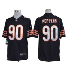 2012 Nike NFL Chicago Bears 90 Julius Peppers Blue Jerseys Limited