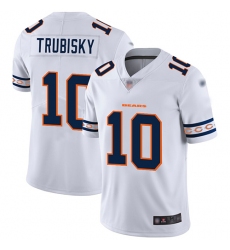 Bears 10 Mitchell Trubisky White Mens Stitched Football Limited Team Logo Fashion Jersey