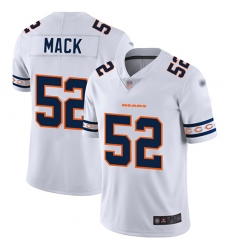 Bears 52 Khalil Mack White Mens Stitched Football Limited Team Logo Fashion Jersey