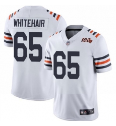 Bears 65 Cody Whitehair White Alternate Men Stitched Football Vapor Untouchable Limited 100th Season Jersey