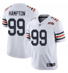 Bears 99 Dan Hampton White Alternate Men Stitched Football Vapor Untouchable Limited 100th Season Jersey
