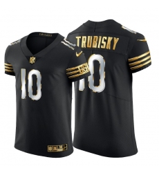 Chicago Bears 10 Mitchell Trubisky Men Nike Black Edition Vapor Untouchable Elite NFL Jersey