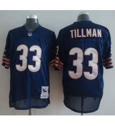 Chicago Bears 33 Tillman Blue M&N Throwback NFL Jerseys