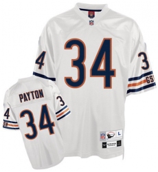 Chicago Bears 34 Walter Payton Premier Throwback white Color mitchellandness Jersey