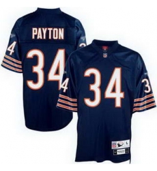 Chicago Bears 34 Walter Payton blue mitchell and ness