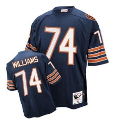 Chicago Bears 74 Chris Williams mitchelland blue