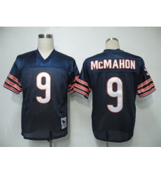 Chicago Bears 9 McMAHON Blue(Small numbers)Jerseys throwback