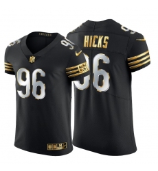 Chicago Bears 96 Akiem Hicks Men Nike Black Edition Vapor Untouchable Elite NFL Jersey