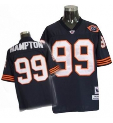Chicago Bears 99 HAMPTON blue throwback jerseys mitchellandness