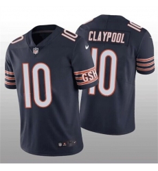 Men Chicago Bears 10 Chase Claypool Navy Vapor Untouchable Limited Stitched Football Jersey