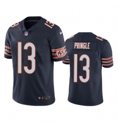Men Chicago Bears 13 Byron Pringle Navy Vapor Untouchable Limited Stitched Football Jersey