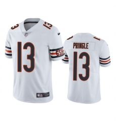 Men Chicago Bears 13 Byron Pringle White Vapor Untouchable Limited Stitched Football Jersey