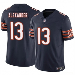 Men Chicago Bears 13 Maurice Alexander Navy 2025 F U S E  Vapor Untouchable Limited Stitched Football Jersey