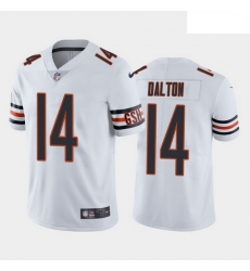 Men Chicago Bears 14 Andy Dalton White Vapor untouchable Limited Stitched Jersey