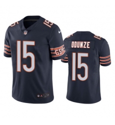 Men Chicago Bears 15 Rome Odunze Navy 2024 Draft Vapor Stitched Football Jersey