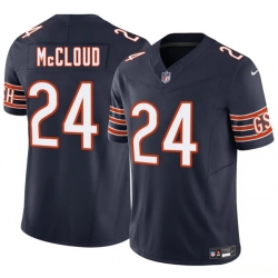 Men Chicago Bears 24 Nick McCloud Navy 2025 F U S E  Vapor Untouchable Limited Stitched Football Jersey