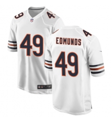 Men Chicago Bears 49 Tremaine Edmunds White Vapor untouchable Limited Stitched Jersey