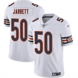 Men Chicago Bears 50 Grady Jarrett White 2025 Vapor Stitched Football Jersey
